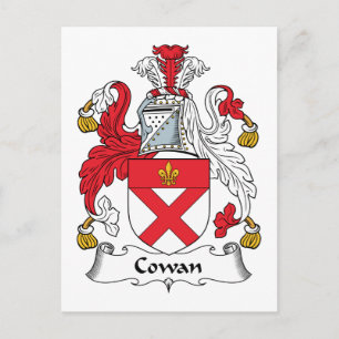 Cartão Postal Crest da Família Cowan