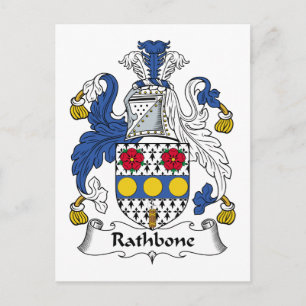 Cartão Postal Crest da Família Rathbone
