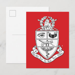 Cartão Postal Crest da Kappa Psi