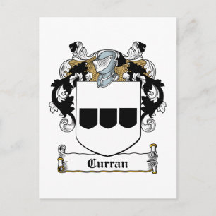 Cartão Postal Crest Familiar Curran