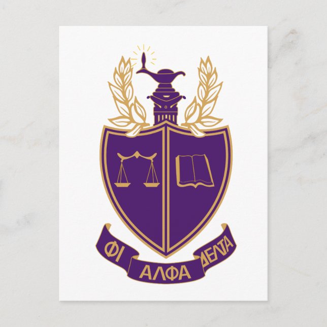 Cartão Postal Crest P.A.D. (Frente)