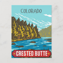 Cartão Postal Crested Butte montanhas rochosas colorado