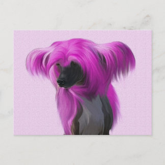 Cartão Postal Crestie rosa