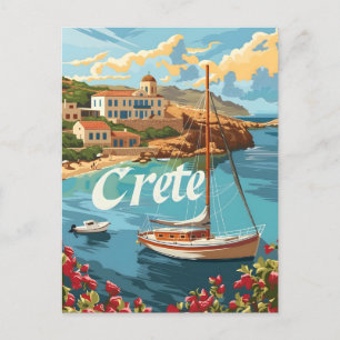 Cartão Postal Crete Vintage