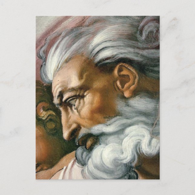 Cartão Postal Criação de Adão (detalhes) (Frente)