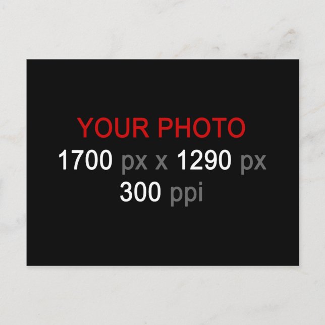 Cartão Postal Criação pessoal (Frente)