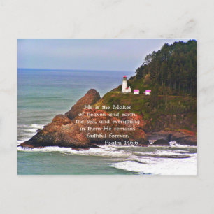 Cartão Postal Criações Cristãs do Mar do Farol