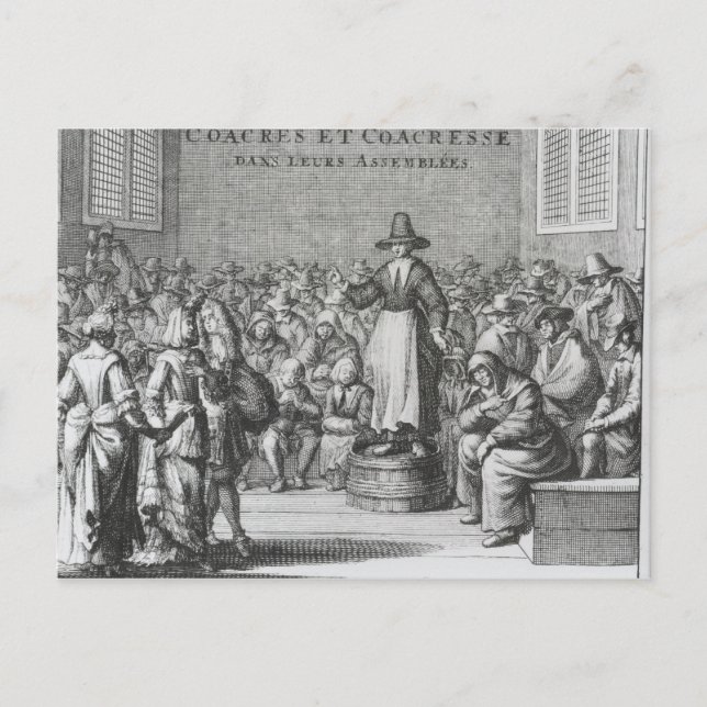 Cartão Postal Criadores masculinos e femininos em sua assembleia (Frente)