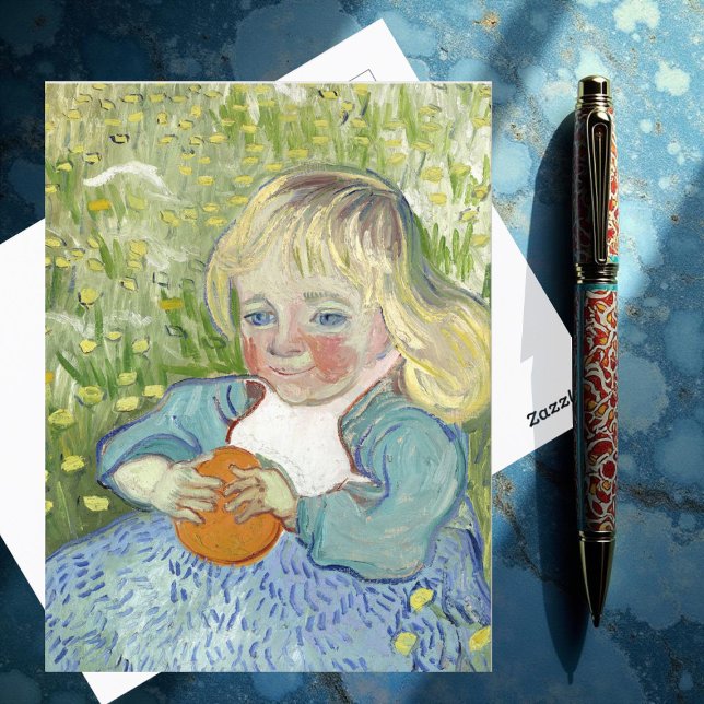Cartão Postal Criança com Laranja, Vincent Van Gogh (Criador carregado)