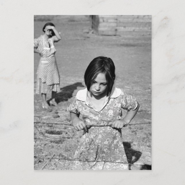 Cartão Postal Criança da Depressão do Excelente (Frente)