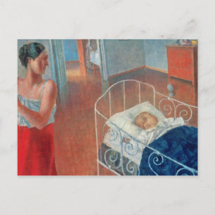 Cartão Postal Criança Dormindo, 1924