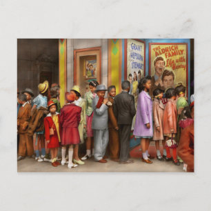 Cartão Postal Crianças - A Matinê de Domingo 1941