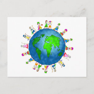Cartão Postal Crianças da Natividade Global