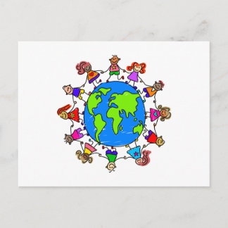Cartão Postal Crianças do Mundo