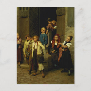 Cartão Postal Crianças Escolares Observando um Menino Chorar, 18