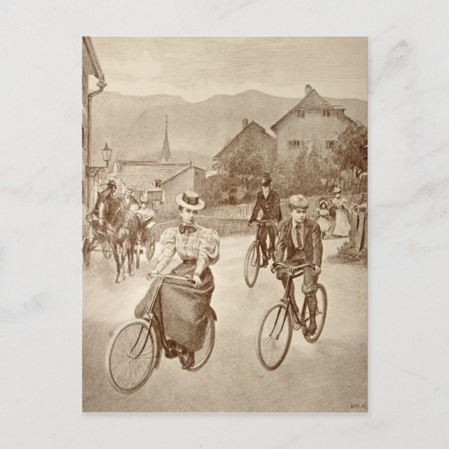 Cartão Postal Crianças Imprimem Elisabeth: Gisela e Príncipe Rud (Frente)