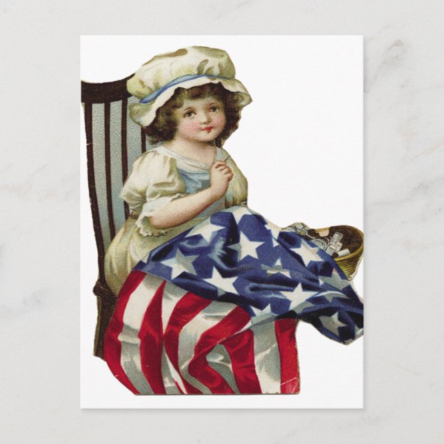 Cartão Postal Criando a Bandeira (Frente)