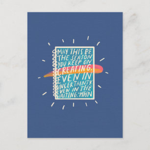 Cartão postal criativo