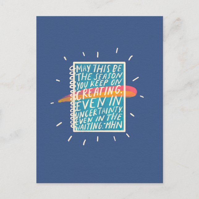 Cartão postal criativo (Frente)