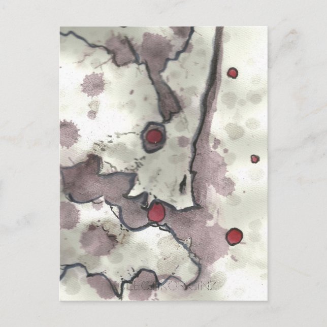 Cartão Postal Criatura de Chá de Cranberry Bog 009 (Frente)