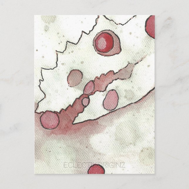 Cartão Postal Criatura de Chá de Cranberry Bog 03 (Frente)