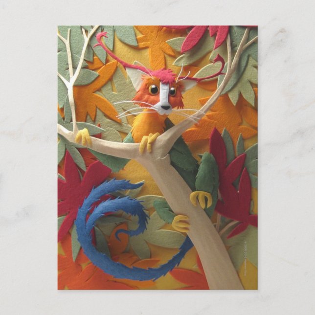 Cartão Postal Criatura no Cartão-postal das Árvores (Frente)
