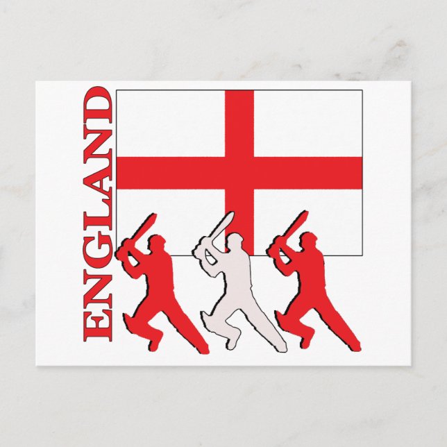 Cartão Postal Cricket England (Frente)