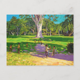 Cartão Postal Cricket match Botanical Gardens Dominica