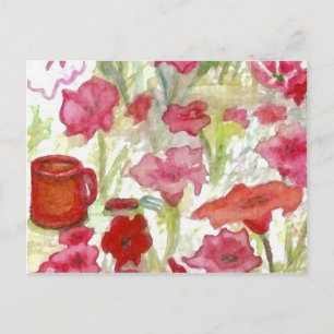 Cartão Postal CricketDiane Art "Café de Verão"