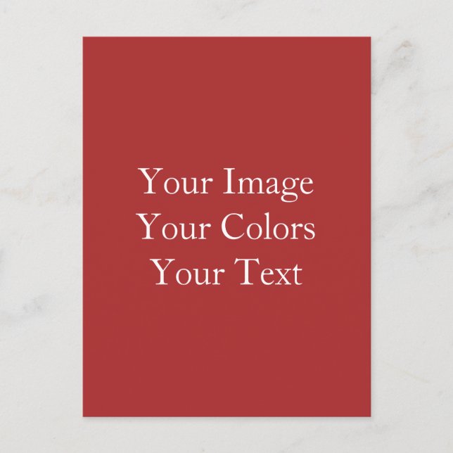 Cartão Postal Crie o Seu Próprio (Frente)