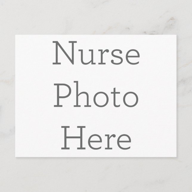 Cartão Postal Crie o seu próprio Cartão-postal de Enfermeiro (Frente)