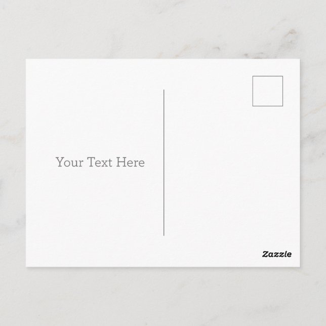 Cartão Postal Crie seu (Verso)