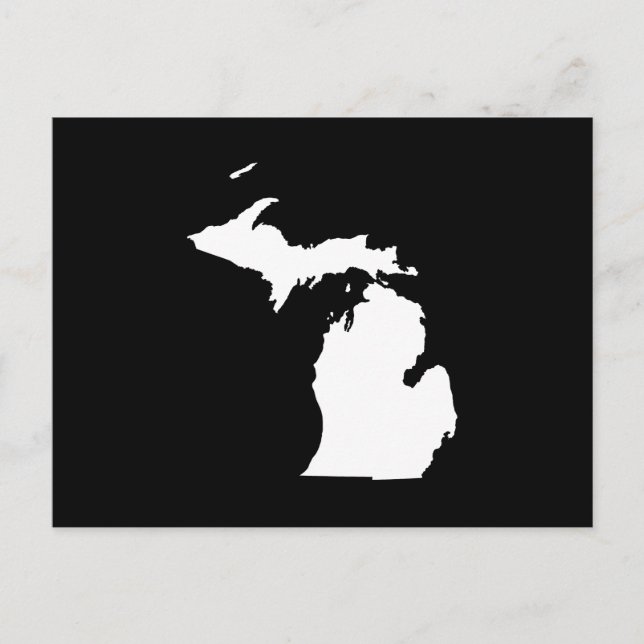 Cartão Postal Crie Seu Próprio Anúncio de Mudança em Michigan (Frente)