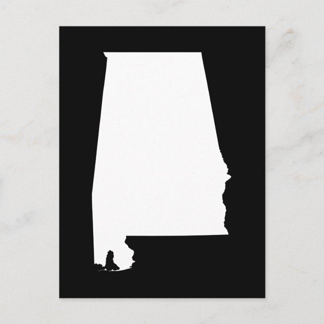 Cartão Postal Crie Seu Próprio Anúncio de Mudança no Alabama (Frente)