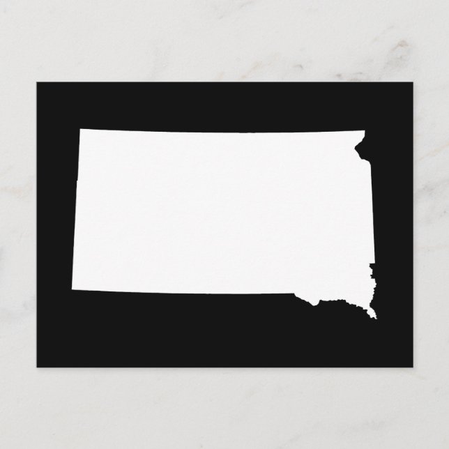 Cartão Postal Crie Seu Próprio Anúncio de Mudança para Dakota do (Frente)