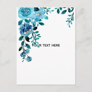 Cartão Postal Crie Seu Próprio Floral