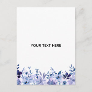 Cartão Postal Crie Seu Próprio Floral