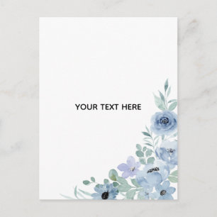 Cartão Postal Crie Seu Próprio Floral