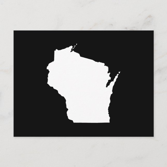 Cartão Postal Crie seu próprio lançamento em Wisconsin (Frente)