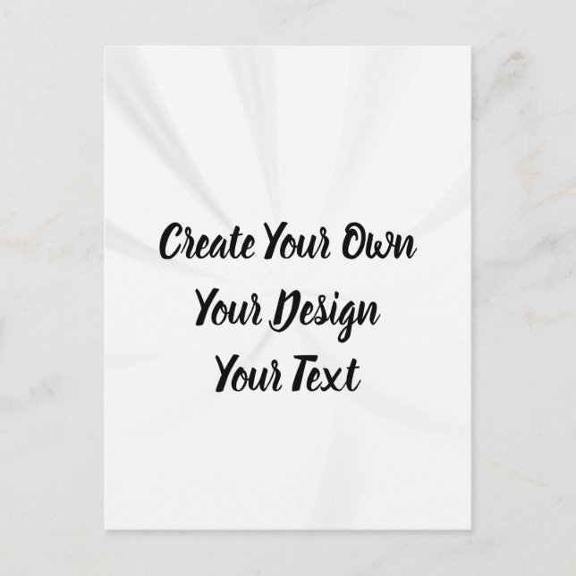 Cartão Postal Crie seu próprio personalizado (Frente)