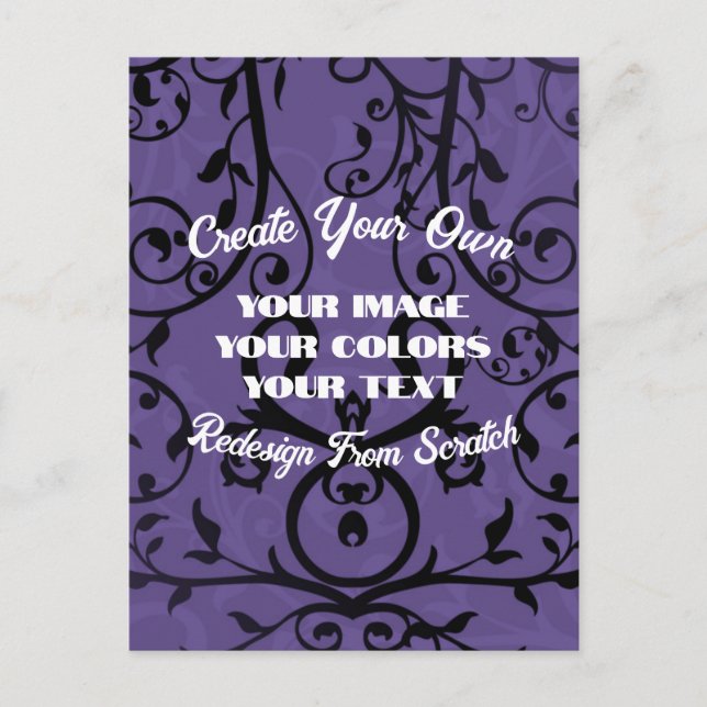 Cartão Postal Crie seu próprio personalizado completamente (Frente)