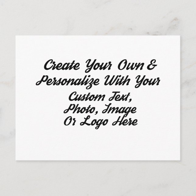 Cartão Postal Crie Seu Próprio Save The Date Personalizado (Frente)