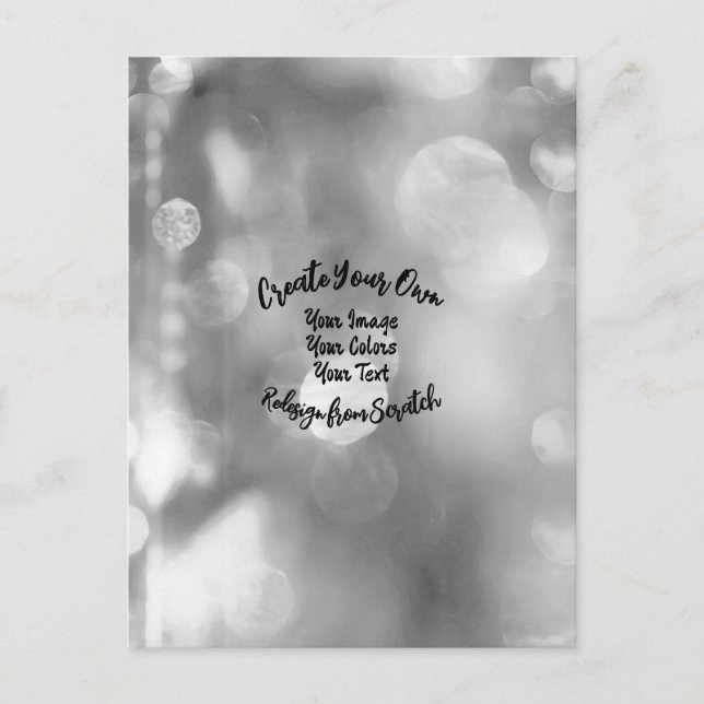 Cartão Postal Crie sua própria cor/Design personalizada (Frente)