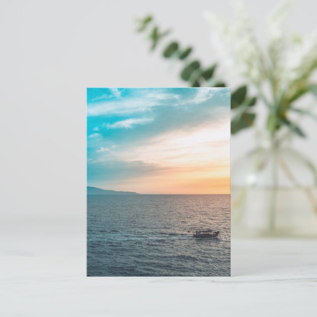 Cartão Postal Crie Sua Própria Foto (Em pé/Frente)