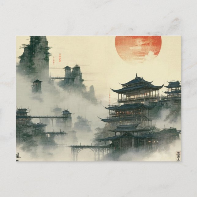 Cartão Postal Crie sua própria imagem personalizada do Design Vi (Frente)