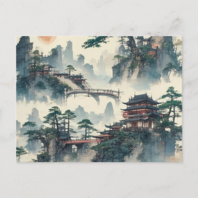 Cartão Postal Crie sua própria imagem personalizada do Design Vi (Frente)