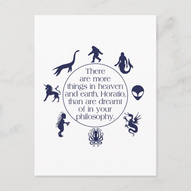 Cartão Postal Criptids (Frente)