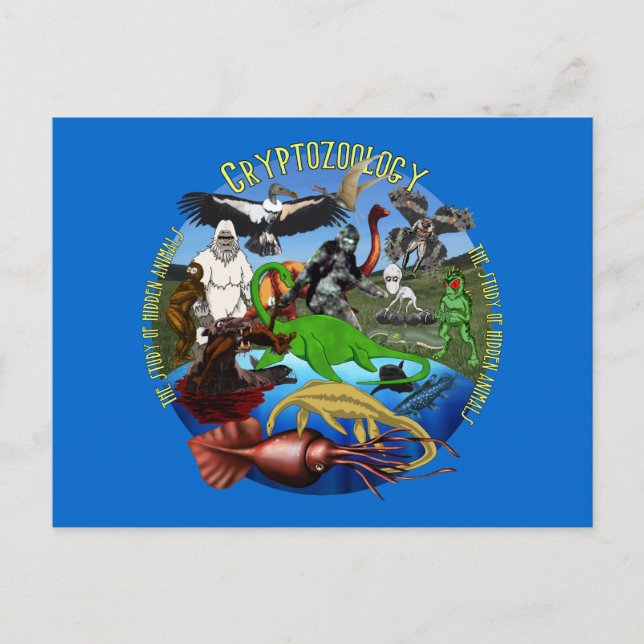 Cartão Postal Criptozoologia (Frente)