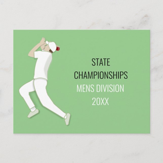 Cartão Postal Críquete (Frente)