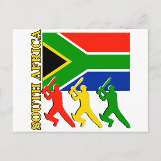 Cartão Postal Críquete da África do Sul